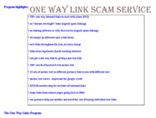 Oneway Link Scam Service